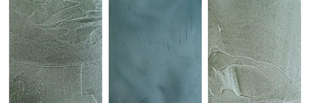 Everglade Green color vein swatches