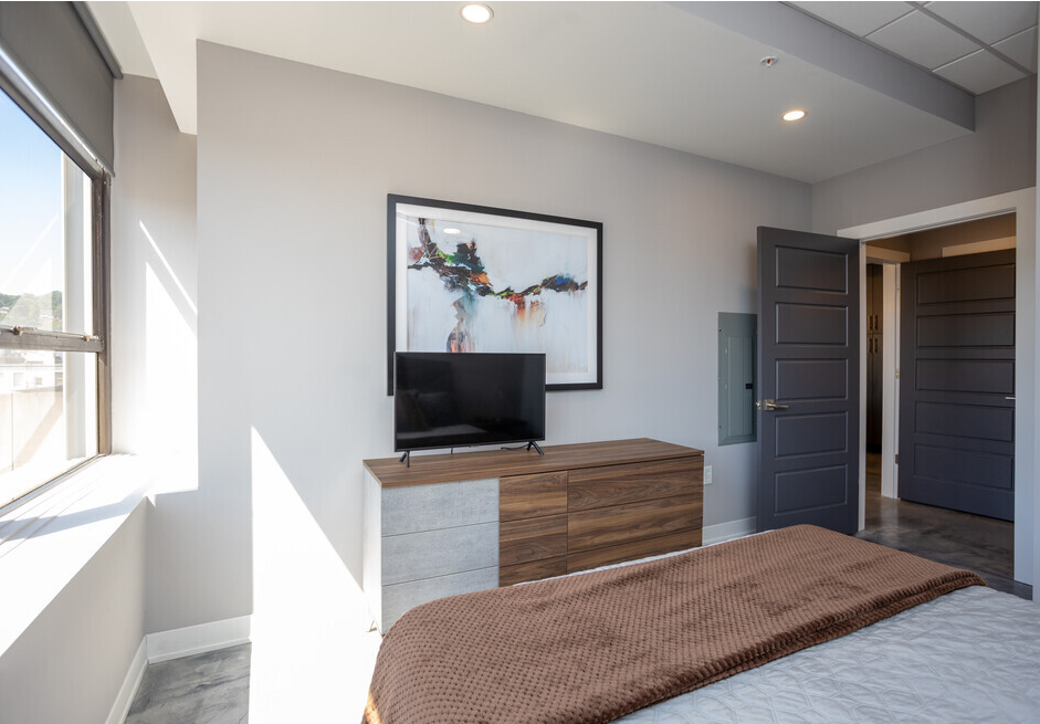 Bedroom with FlowStone floor